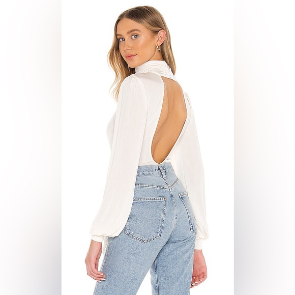 Free People Tops - Free People Bring It Back NWT Ivory Body Suit Long Sleeve Sz Small